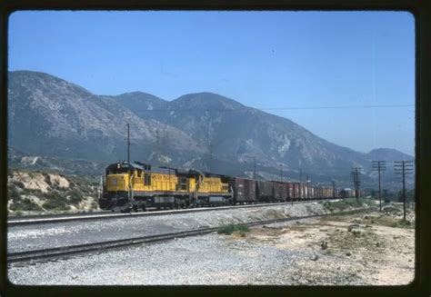 TTL16 TRAIN SLIDE Railroad MAIN Line UNION PACIFIC WB NEAR …