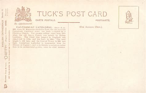 TuckDB Postcards - Collectors Guide - balustradellc