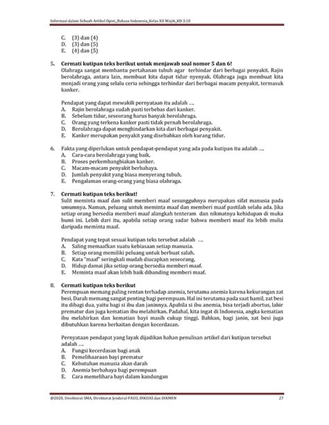 TUGAS BAHASA INDONESIA XII AKL.pdf - LATIHAN SOAL US … - balustradellc