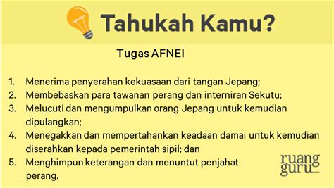 Tugas dan Tujuan Pasukan AFNEI - balustradellc