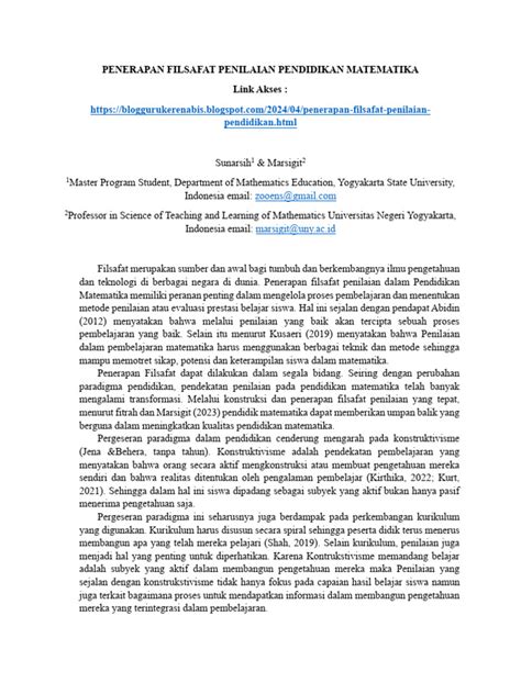 Tugas Individu Filsafat Pendidikan Matematika - Gustav E. Waoma ... - wintechmobiles.com