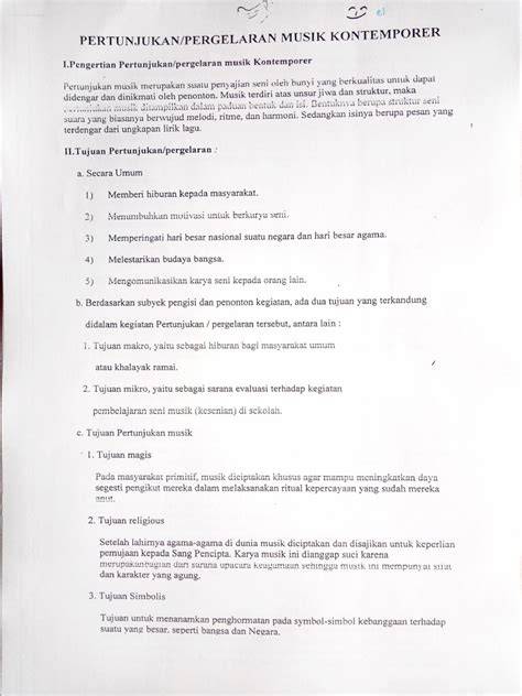 Tugas Panitia Pergelaran Musik Sekolah | PDF | Seni - raincitystudios.com