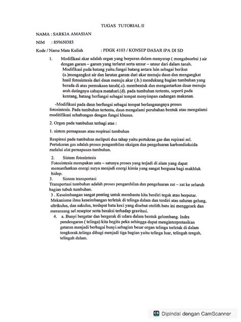 Tugas Tutorial Konsep Dasar IPA SD - balustradellc