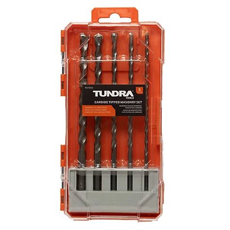 Tundra Tools Masonry Drill Bit Set, 5 pc. at Tractor Supply Co - balustradellc