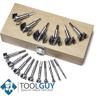 Tungsten Carbide Forstner Drill Bit Set 16 Pcs - balustradellc