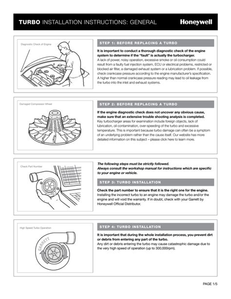 Turbo Systems Installation Instructions - balustradellc
