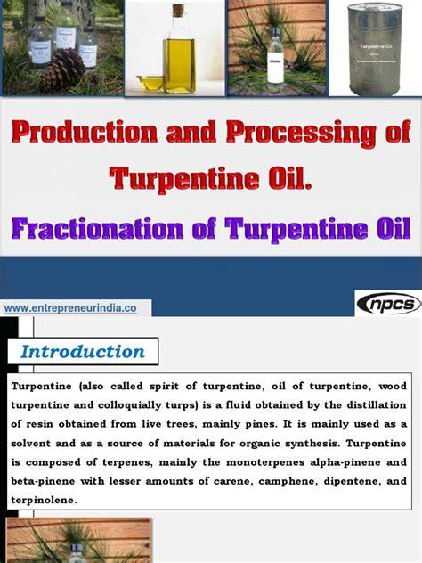 Turpentine Production and Processing - NZIC - raincitystudios.com
