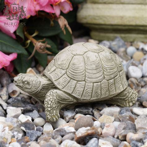 Turtle Stone Statue | Outdoor Garden Tortoise Animal Sea Ornament ... - muktibox.com