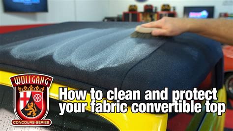 Tutorial: how to clean and protect your car's fabric convertible top ... - balustradellc