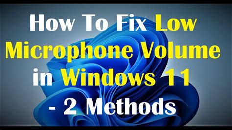 Tutorial: How to fix low microphone volume in Windows … - balustradellc