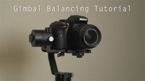 Tutorial Balancing Gimbal - Scorp C Feiyutech Quick Release - balustradellc