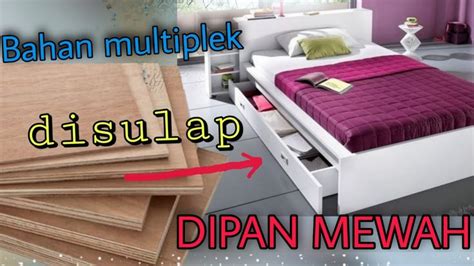 Tutorial cara membuat Dipan laci minimalis, lengkap dan detail. - balustradellc