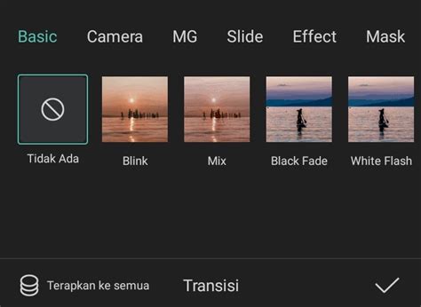 TUTORIAL EFEK TRANSISI VIDEO DI CAPCUT - muktibox.com