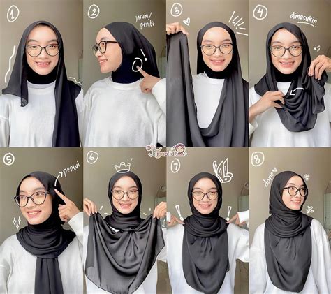 tutorial hijab pashmina - muktibox.com