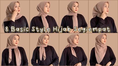 tutorial hijab segi empat simple elegan - muktibox.com