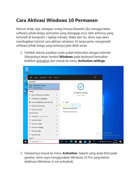 Tutorial Lengkap Cara Aktivasi Windows 10 Permanen - WinPoin - balustradellc