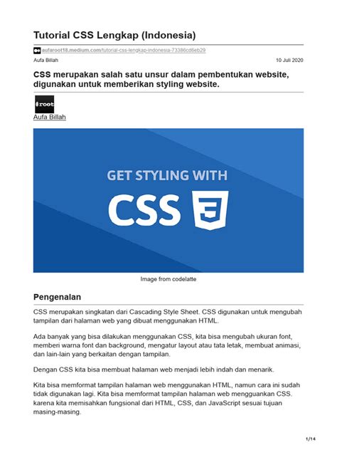 Tutorial lengkap CSS - Malas Ngoding - coolestguyplanet.net