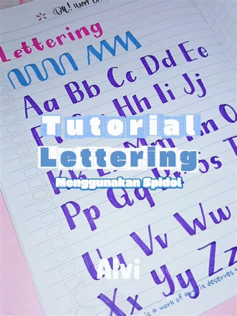 Tutorial Lettering buat Pemula | Video dipublikasikan oleh ... - Lemon8 - muktibox.com