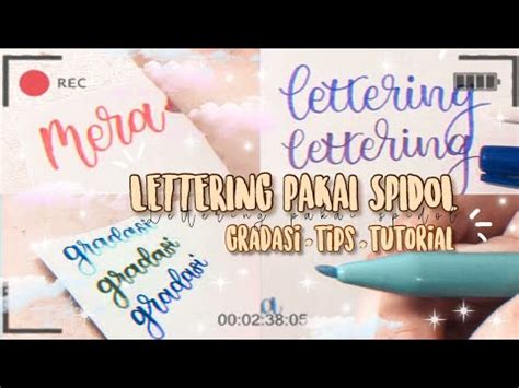 TUTORIAL LETTERING PAKAI SPIDOL MUDAH & BAGUS BANGET … - muktibox.com