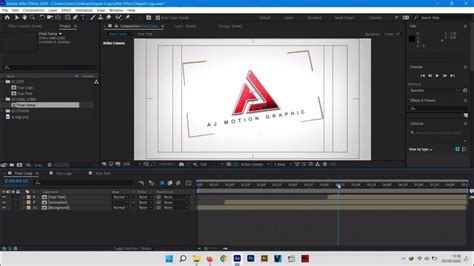 Tutorial membuat bumper logo elegan dengan template after effect - muktibox.com