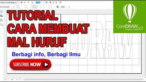 Tutorial Membuat Mal Huruf Untuk Dicetak - balustradellc