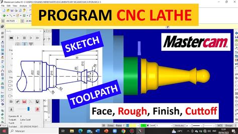 tutorial membuat program cnc turning dengan mastercam - balustradellc