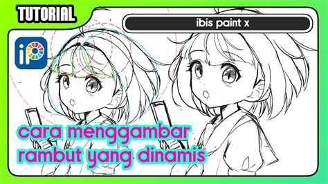 Tutorial Menggambar Rambut di Ibis Paint X - muktibox.com