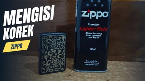 Tutorial mengisi korek Zippo - muktibox.com