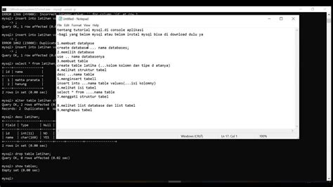 Tutorial MySQL Database (Bahasa Indonesia) - coolestguyplanet.net
