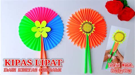 Tutorial Origami Kipas || Easy Origami - muktibox.com