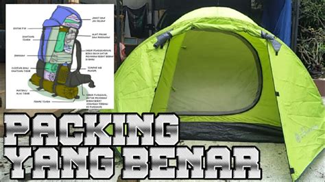 Tutorial Packing Tenda Ke Carrier Yang Efisien - balustradellc