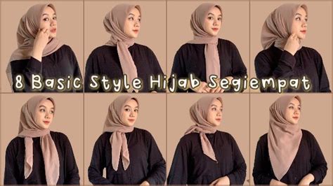 tutorial pakai hijab segi empat - muktibox.com