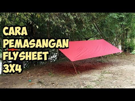 Tutorial Pemasangan Flysheet Hexagonal 3x4 - balustradellc