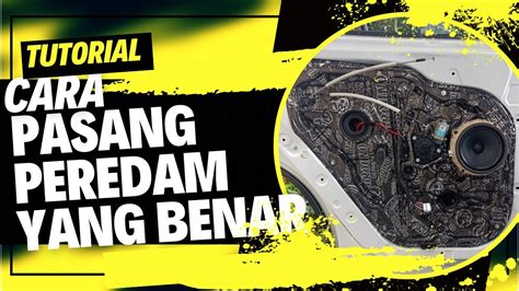 TUTORIAL PEMASANGAN PEREDAM MOBIL YANG BENAR - balustradellc