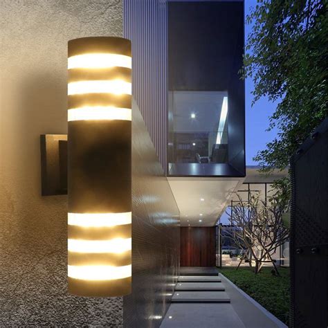 Tuvgenk Modern LED Wall Lamp Double Head Waterproof Wall Sconce … - balustradellc