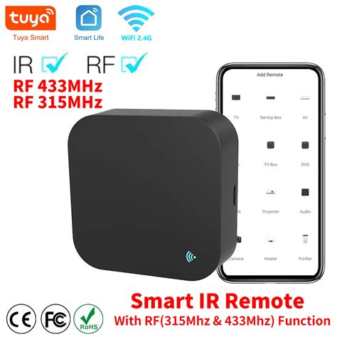 Tuya Smart Wifi IR and RF Remote Controller Third Party Voice Home ... - balustradellc
