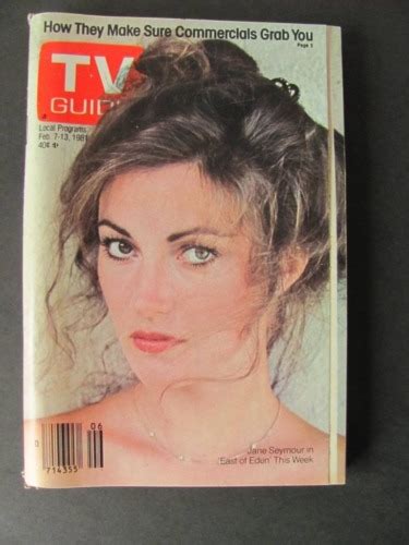 TV Guide 1981 Rare Feb Jane Seymour Soap Opera Gun Control …