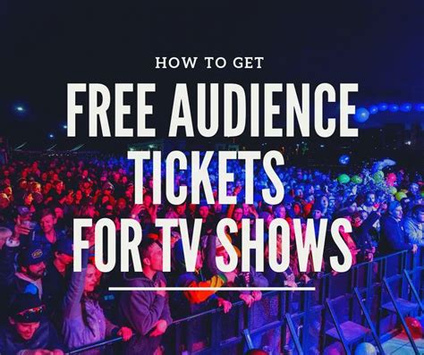 TV Show Tickets - Upcoming Shows