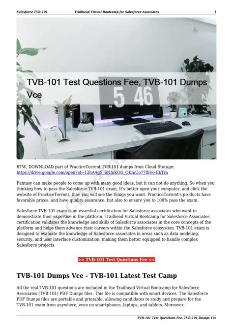 TVB-101 Testfagen