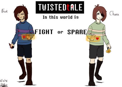 TWISTEDtALE-Frisk And Chara by BlaziePanda on DeviantArt