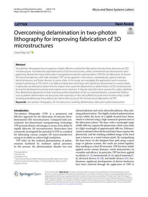 Two-photon lithography for three-dimensional fabrication in micro ... - wintechmobiles.com