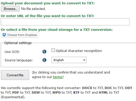 TXT to DOC - Convert document online