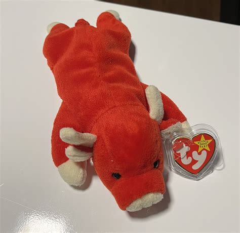 TY Beanie Baby Snort The Red Bull 1995 8421040025 eBay