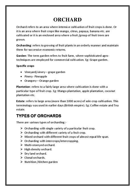 Types and Characteristics of Orchards: A Comprehensive Guide - raincitystudios.com