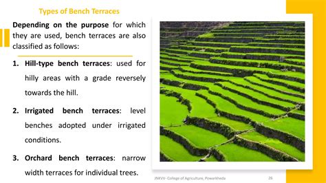 Types and Design of Bench Terraces | PDF | Irrigation - raincitystudios.com