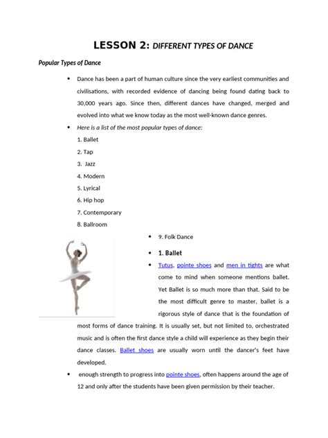 Types of Ballet Overview - Art de Ballet - muktibox.com