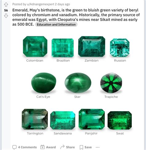 Types of Emeralds | The Natural Emerald Company - balustradellc