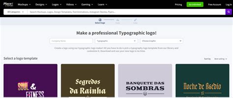 Typographic Logo Maker | Online Logo Maker | Placeit - muktibox.com