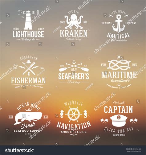 Typography Nautical Knots vectors - muktibox.com