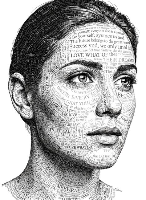 Typography Portrait Generator - Create Artistic Text Designs | AI Tool - muktibox.com